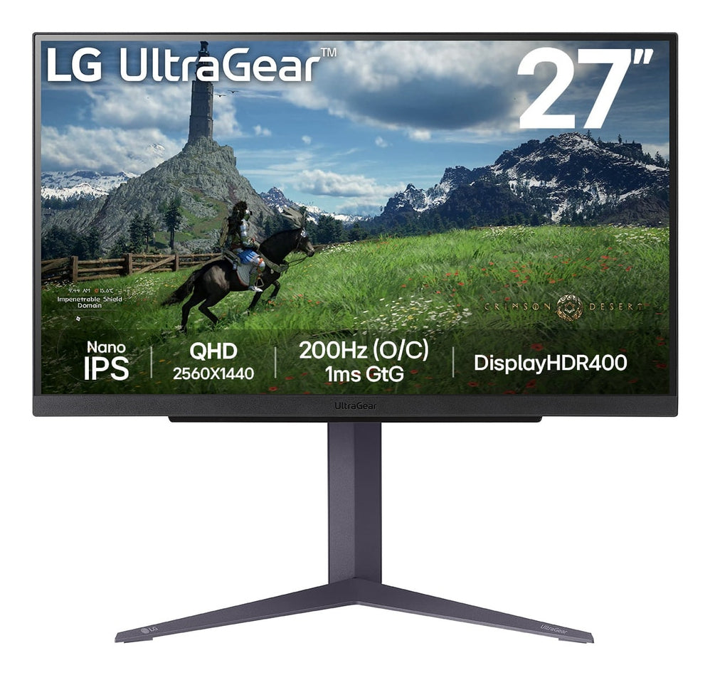 LG UltraGear 27GS85QX-B 27 2560 x 1440 (2K) IPS HDMI DisplayPort 180 Hz