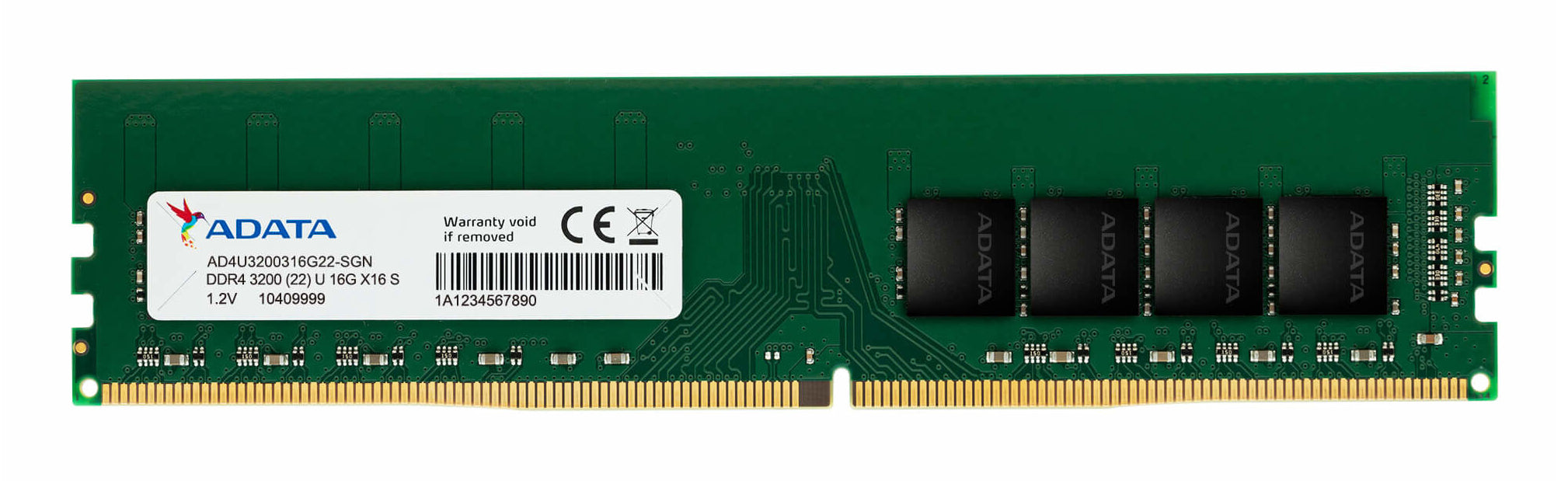 ADATA Premier Series DDR4  16GB 3200MHz CL22  Ikke-ECC