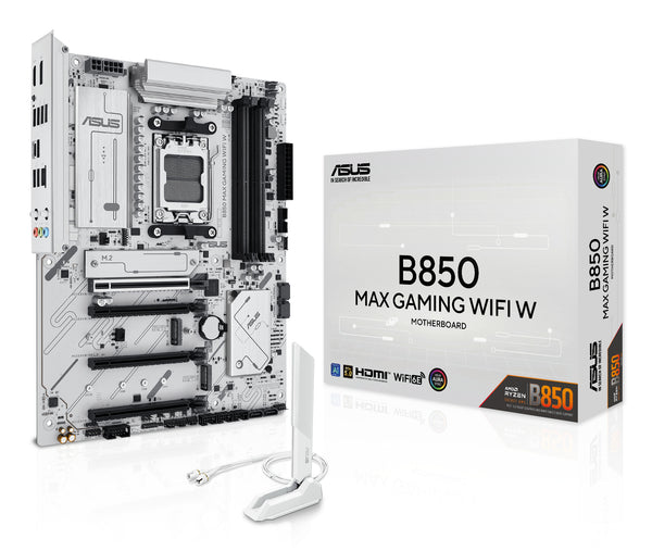 ASUS B850 MAX GAMING WIFI W AMD B850 Sokkel AM5 ATX