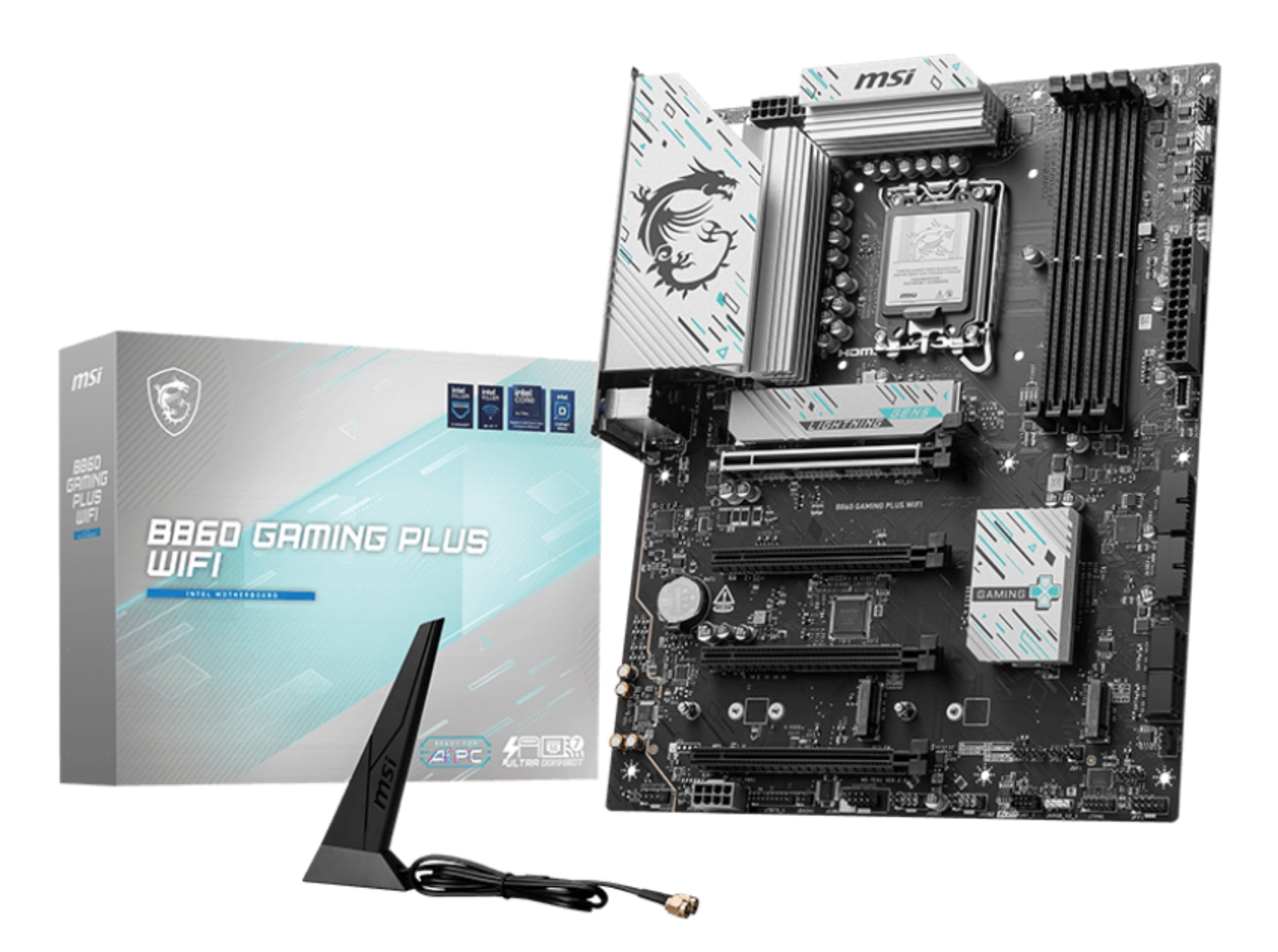 MSI B860 GAMING PLUS WIFI bundkort Intel B860 LGA 1851 (Socket V1) ATX