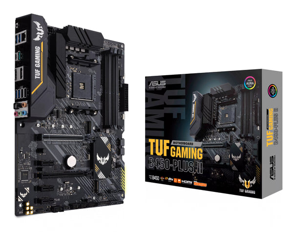 ASUS TUF GAMING B450-PLUS II ATX  AM4 AMD B450