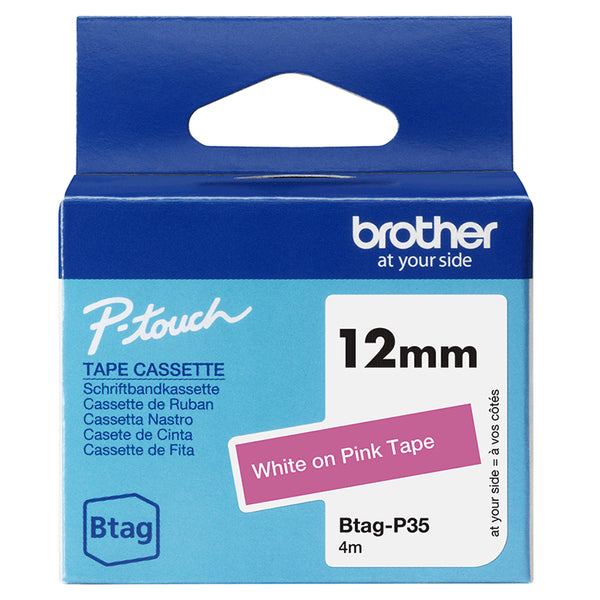 Brother BTAG-P35 Mærkattape Rulle (1,2 cm x 4 m) 1kassette(r)
