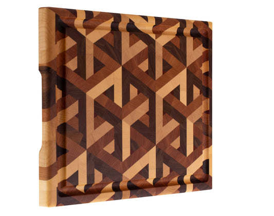 Skærebræt - 3D Cubes - 30 x 38 cm - Nr. 372