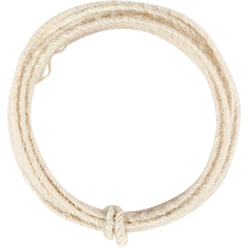 Jute wire, tykkelse 2-4 mm, hvid, 3 m/ 1 pk.