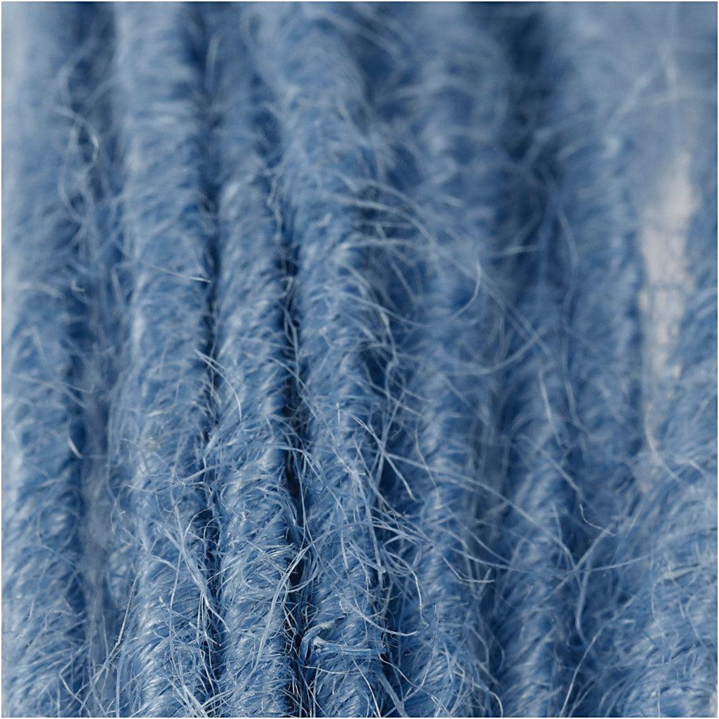 Jute wire, tykkelse 2-4 mm, himmelblå, 3 m/ 1 pk.