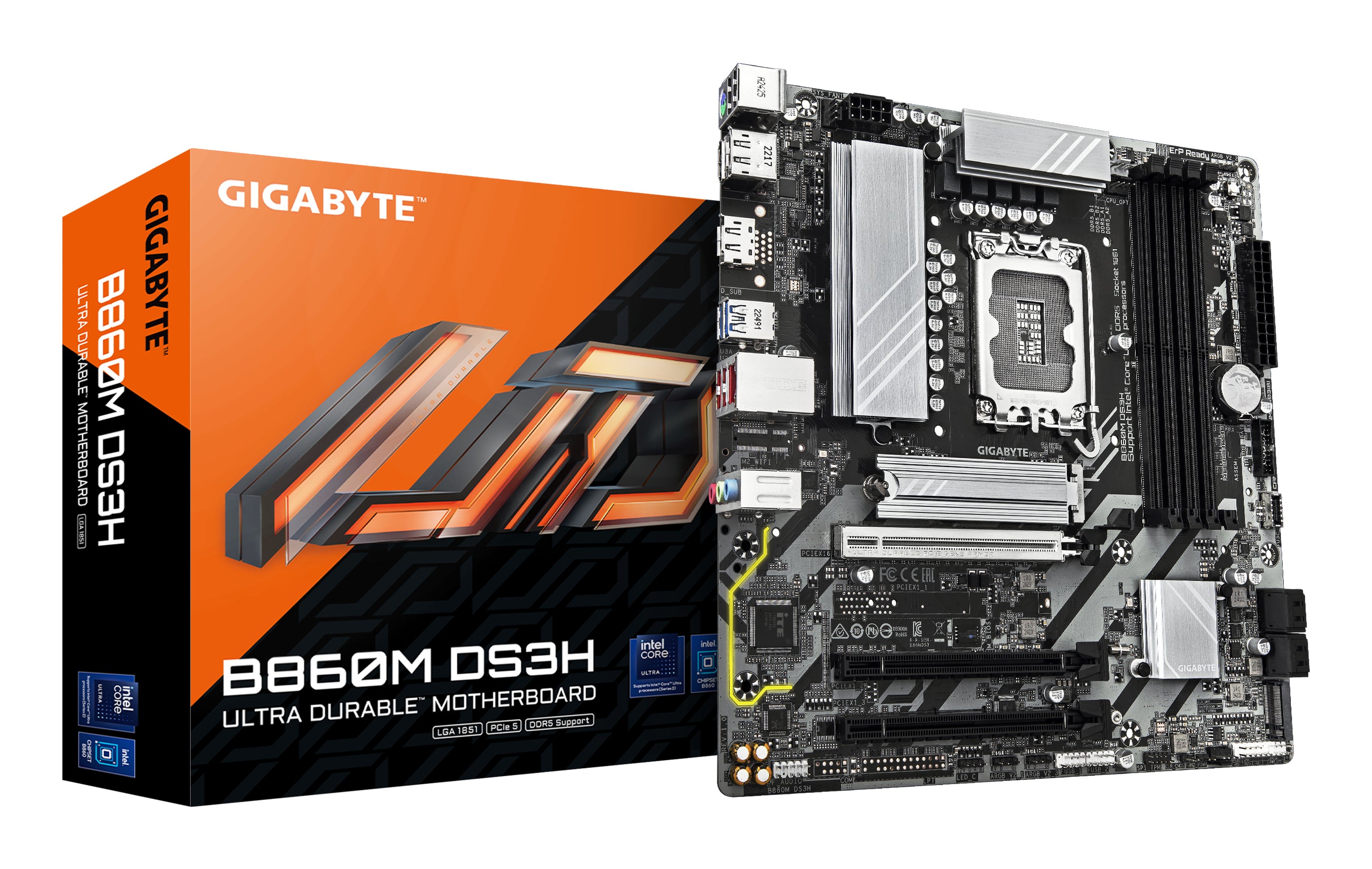 Gigabyte B860M DS3H                  (B860,S1851,mATX,DDR5