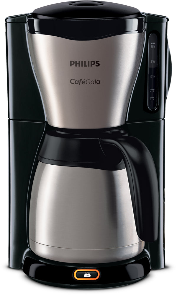 Philips Café Gaia HD7548 Kaffemaskine 1.2liter Metal/sort