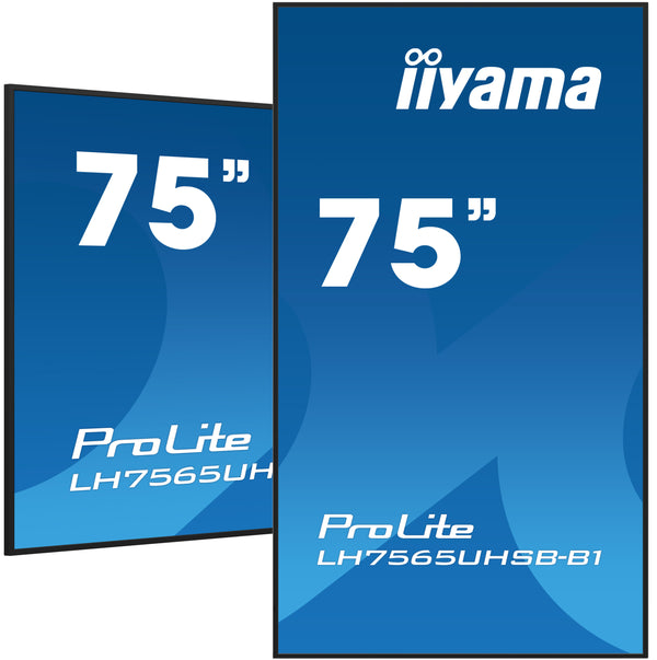 iiyama ProLite LH7565UHSB-B1 75 Digital skiltning 3840 x 2160
