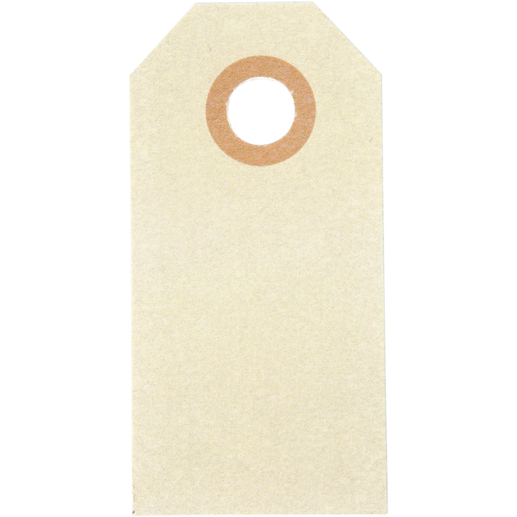 Manilamærker, str. 3x6 cm, 250 g, creme, 30 stk./ 1 pk.