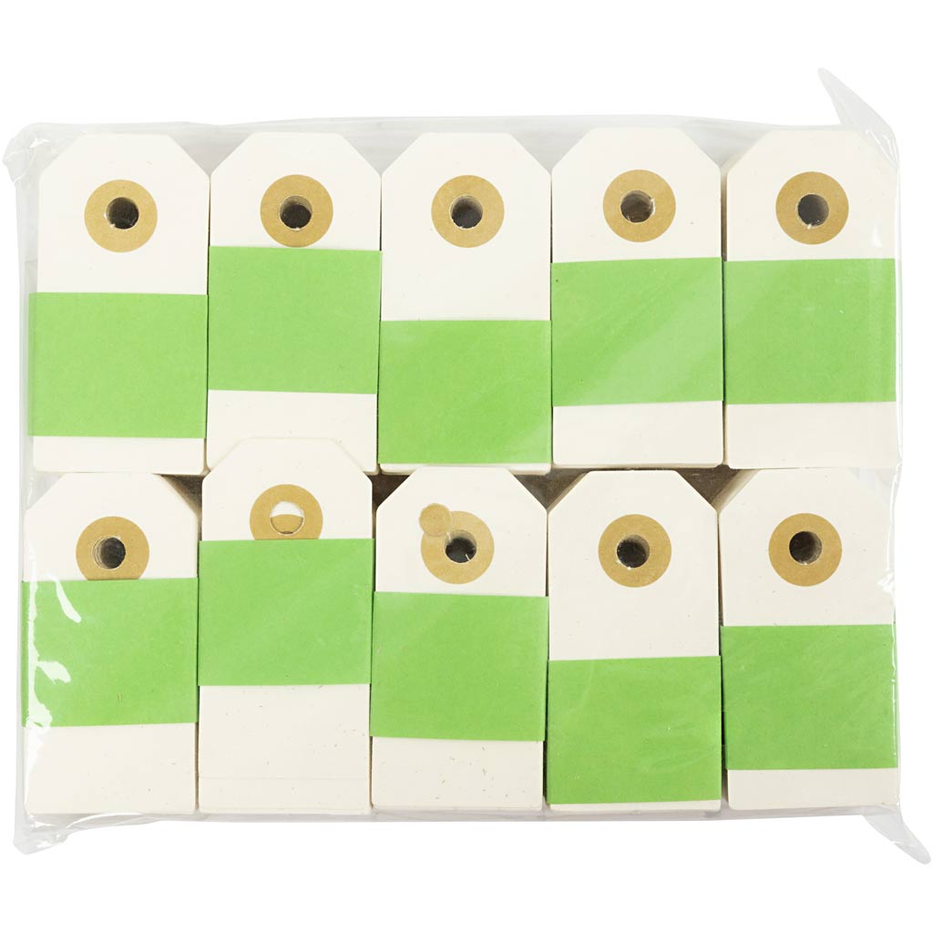 Manilamærker, str. 3x6 cm, 250 g, creme, 1000 stk./ 1 pk.