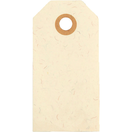 Manilamærker, str. 4x8 cm, 250 g, creme, 20 stk./ 1 pk.