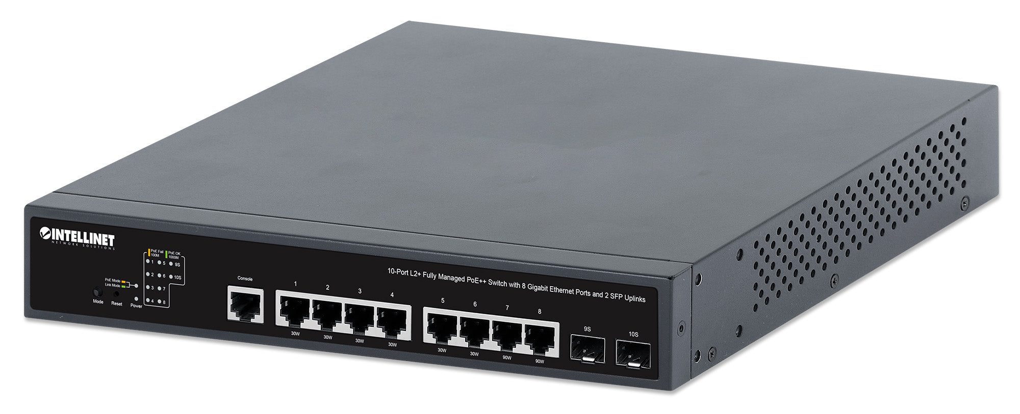 Intellinet 10-porte Gigabit Ethernet 4PPoE / PoE++