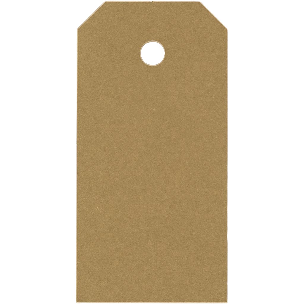 Guld Manilamærker 4x8 cm - 20 stk. af 250 g papir