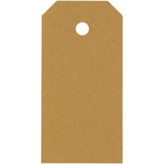 Manilamærker, str. 4x8 cm, 250 g, guld, 1000 stk./ 1 pk.