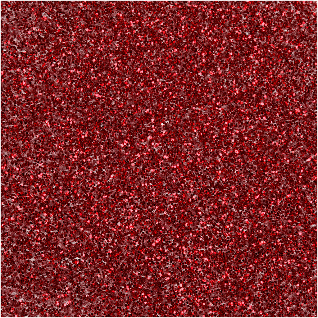 Glitter, rød, 110 g/ 1 ds.