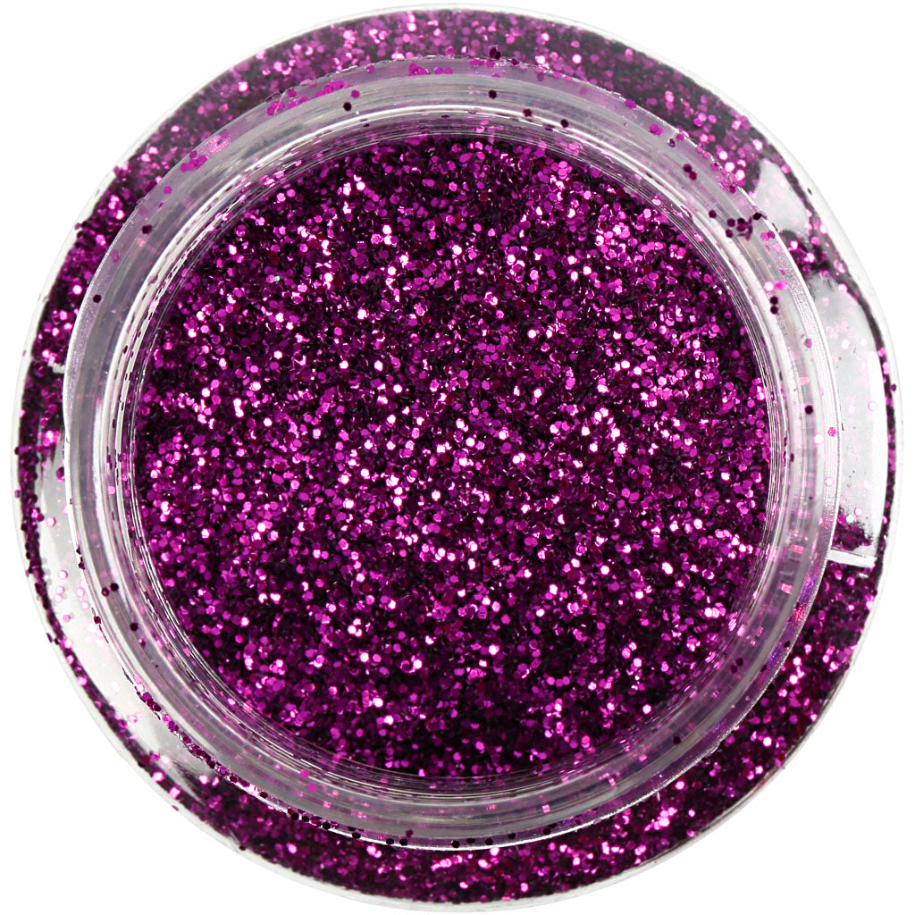 Glitter, lilla, 110 g/ 1 ds.