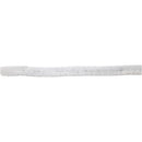 Hvide Chenille Piberensere 30 cm - 15 stk.