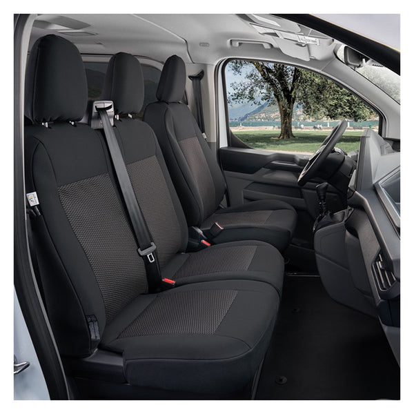 Sædeovertræk passagerside u/bord Transit Custom 2024-