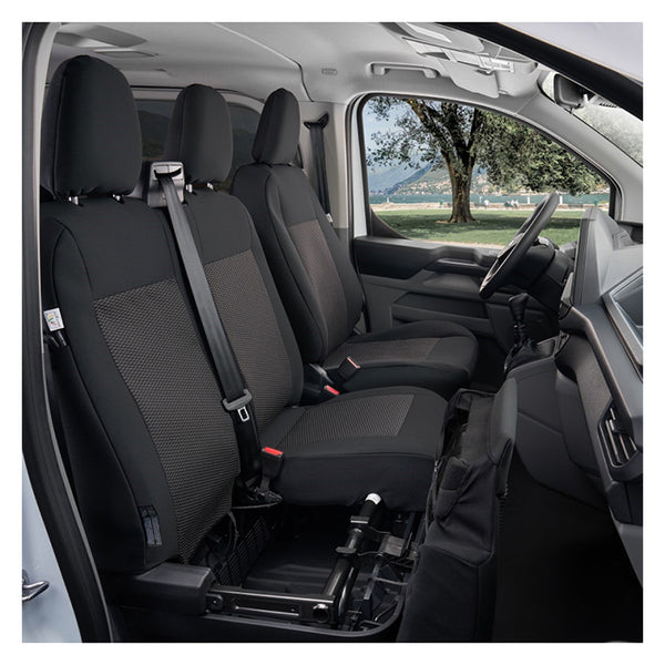 Sædeovertræk passagerside u/bord Transit Custom 2024-