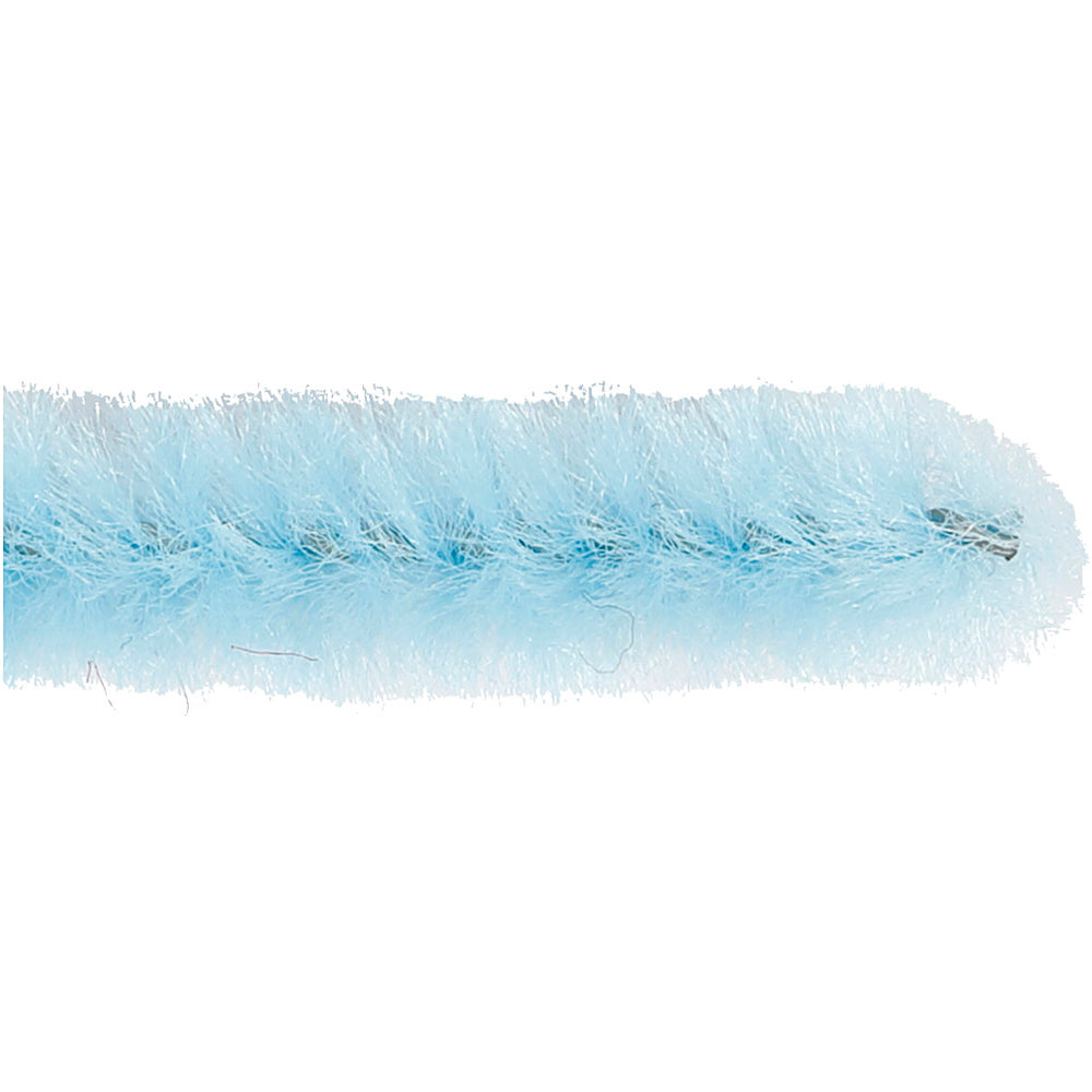 Chenille, L: 30 cm, tykkelse 6 mm, blå, 50 stk./ 1 pk.