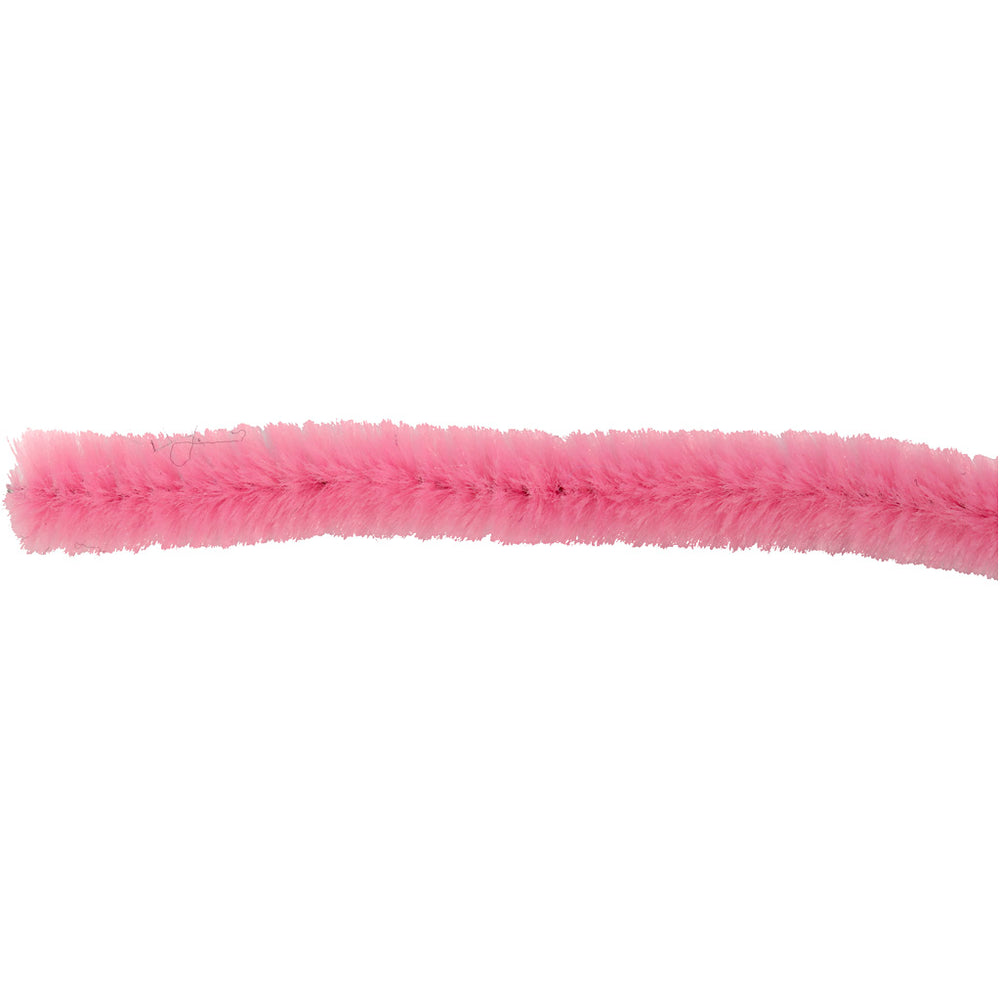 Chenille, L: 30 cm, tykkelse 9 mm, pink, 25 stk./ 1 pk.