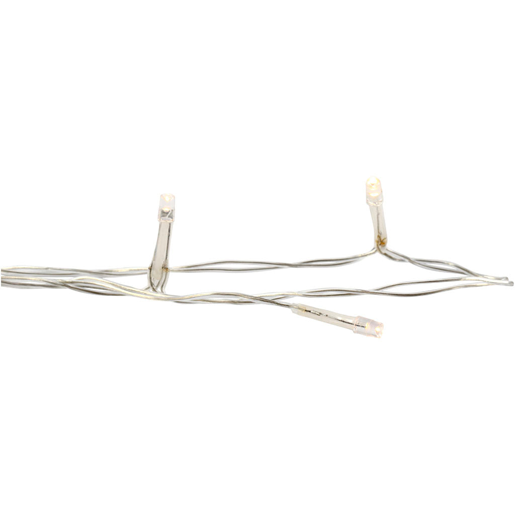 LED Lyskæde, L: 3,15 m, transparent, 1 stk.