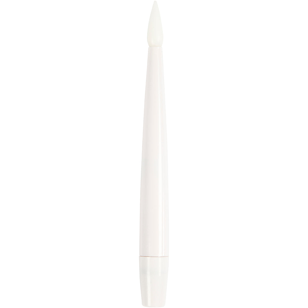LED Juletræslys, H: 15,5 cm, diam. 14 mm, 4 stk./ 1 pk.
