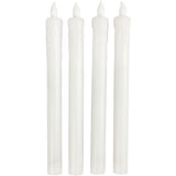 LED Stearinlys, H: 24,5 cm, diam. 20 mm, 4 stk./ 1 pk.