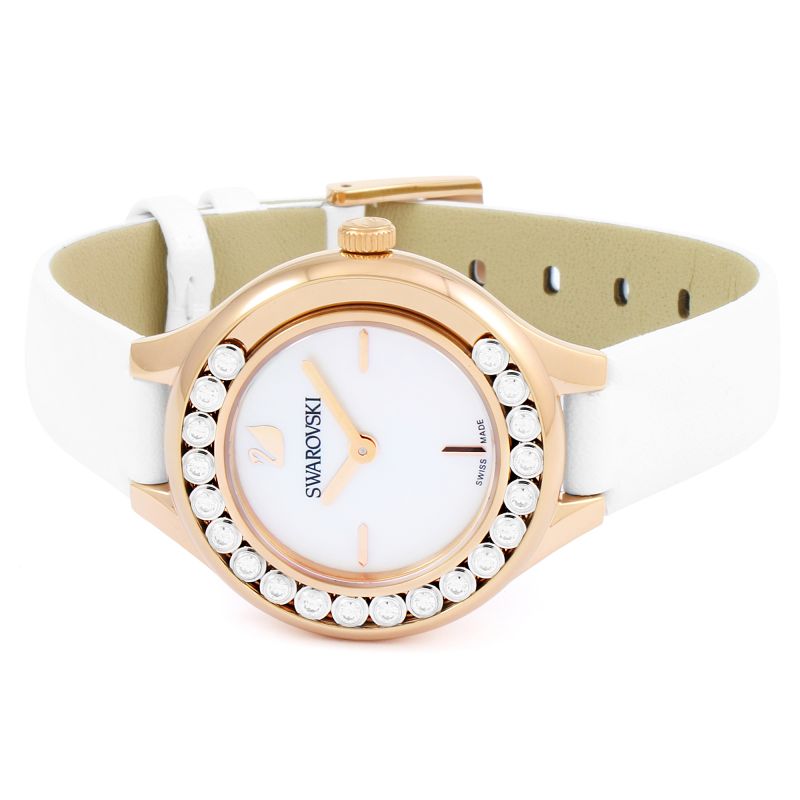 Swarovski ur Lovely Crystals roseguld hvid 5242904