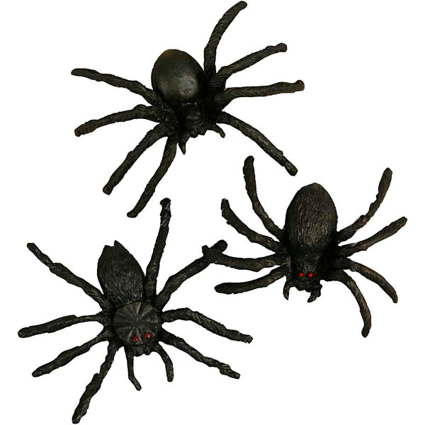 Edderkopper, str. 4 cm, 10 stk./ 1 pk.