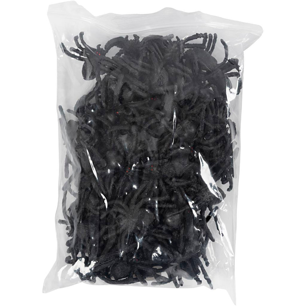 Edderkopper, str. 4 cm, 60 stk./ 1 pk.
