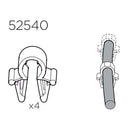 Thule Kabel Clips 925/927