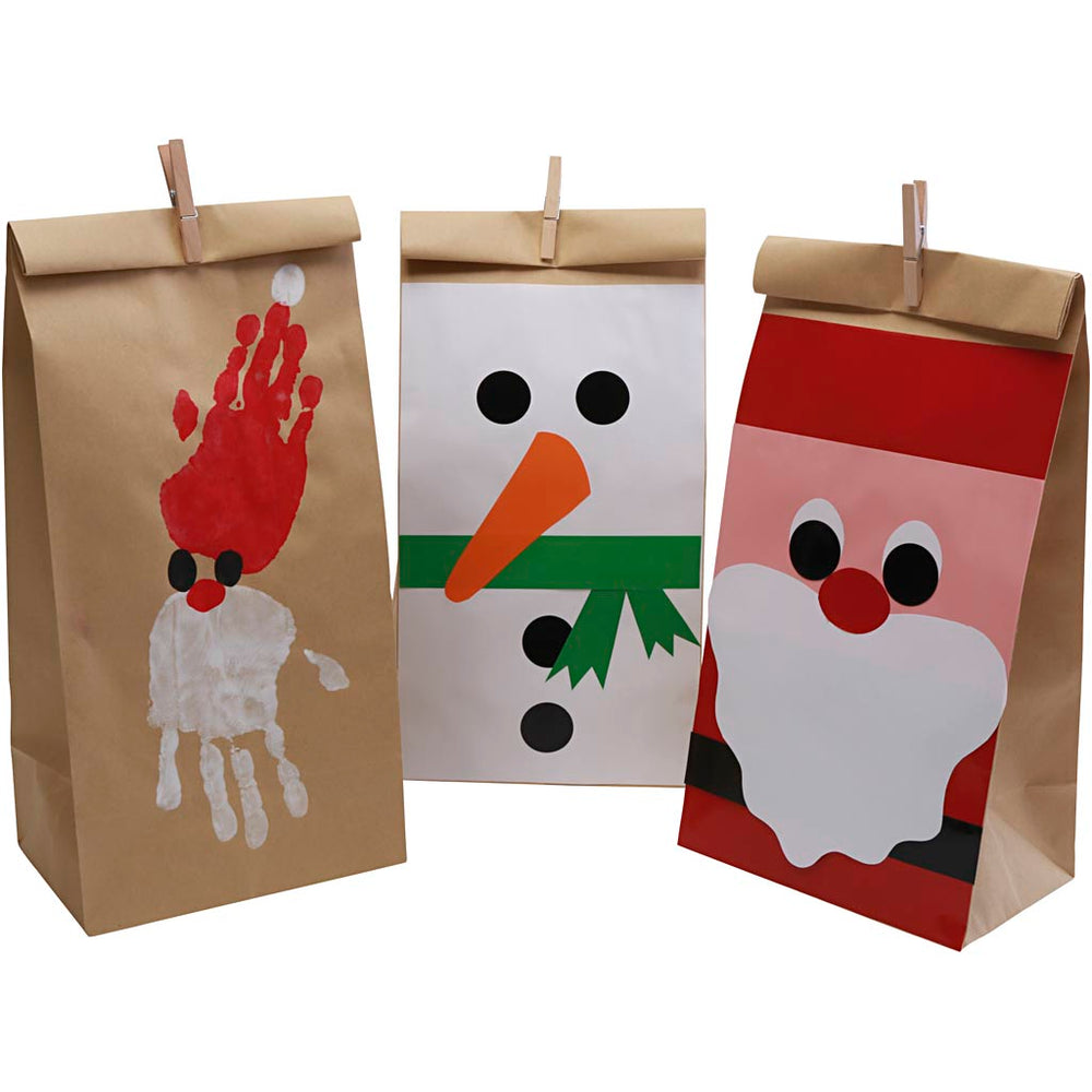 Papirposer, str. 15x25x43 cm, brun, 50 stk./ 1 pk.