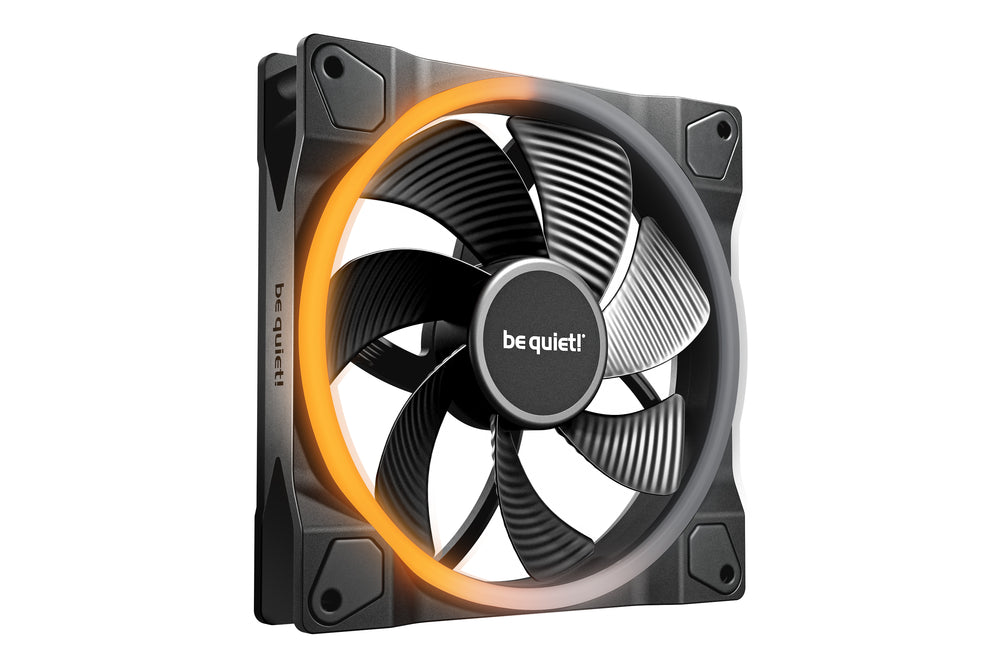 be quiet! Light Wings PWM Reverse Blade Fan 1-pack Sort 140 mm