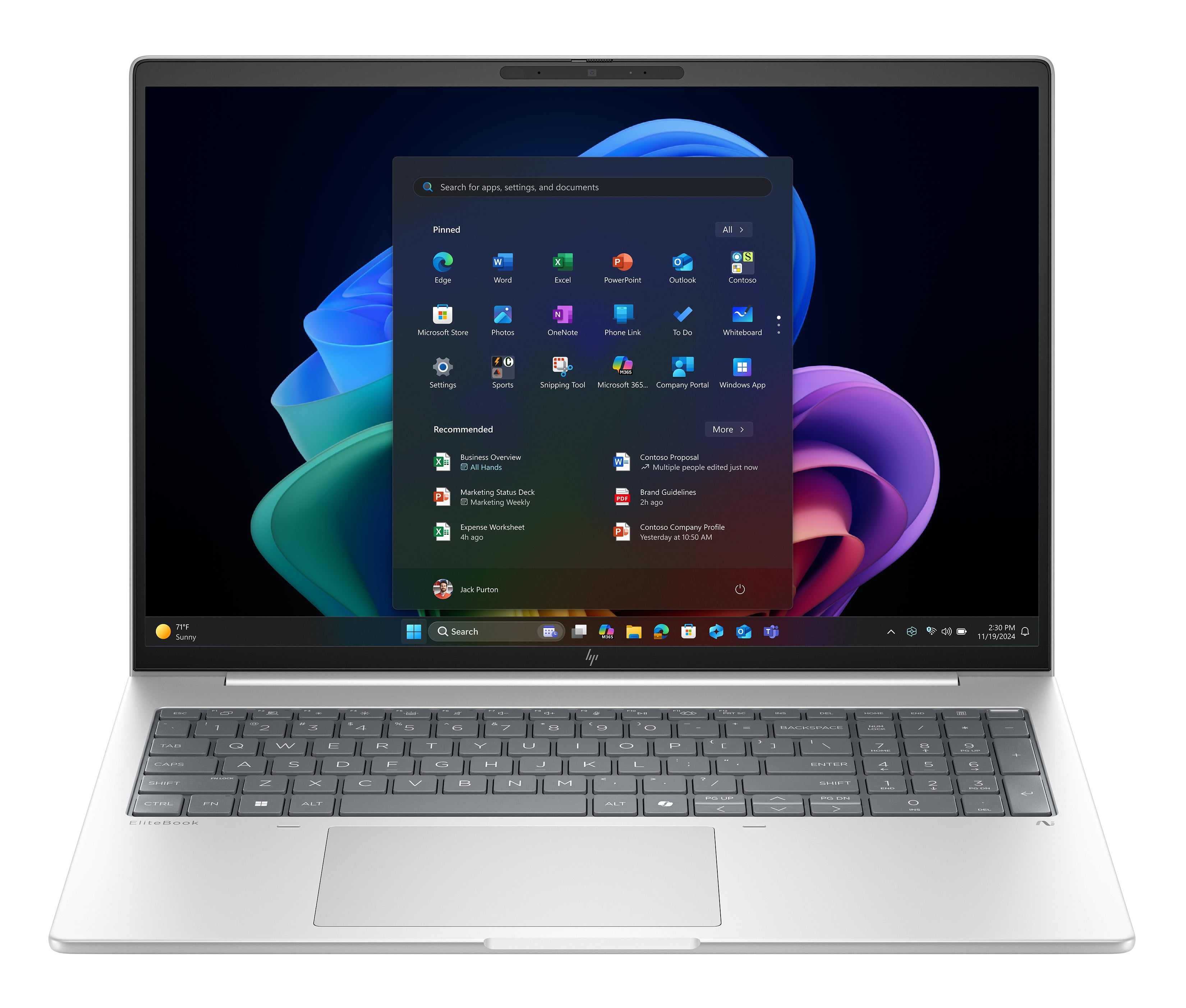 HP EliteBook 8 EB8G1a16AI RAI5340 16 24GB/512 PC NX Copilot+ PC AMD Ryzen AI 5 340 Laptop 40,6 cm (16) WUXGA DDR5-SDRAM 512 GB SSD Wi-Fi 7 (802.11be) Windows 11 Pro Sølv