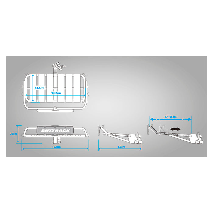 BUZZRACK Buzzpro P10S Bagageplatform