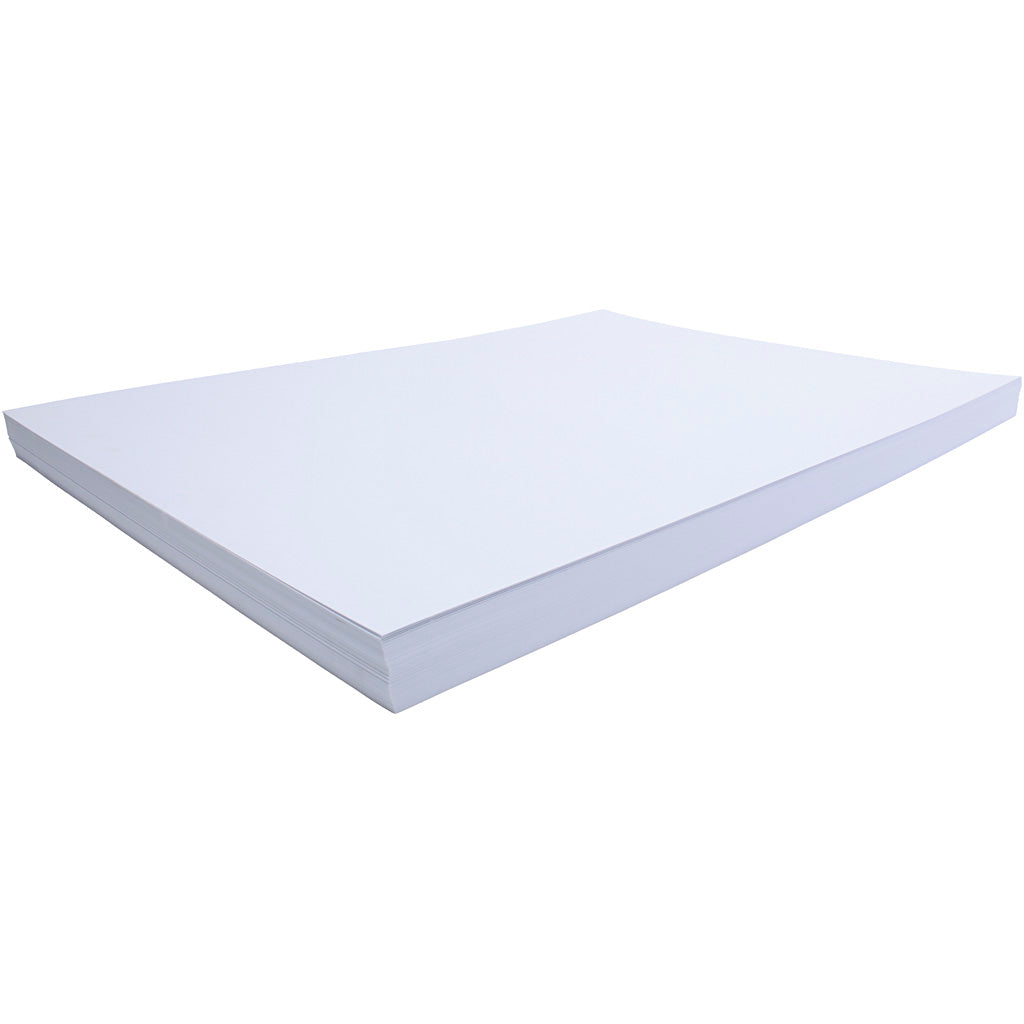 Karton, ark 50x70 cm, 270 g, hvid, 100 ark/ 1 pk.
