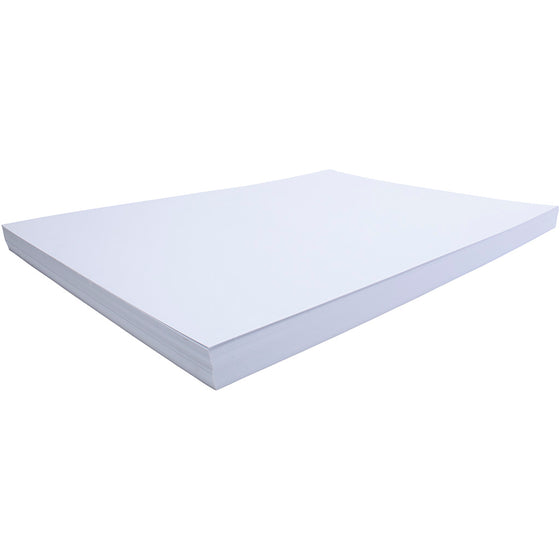 Karton, ark 50x70 cm, 270 g, hvid, 100 ark/ 1 pk.