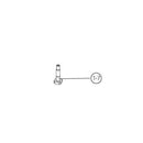 BuzzRack Square head bolt M10x50mm