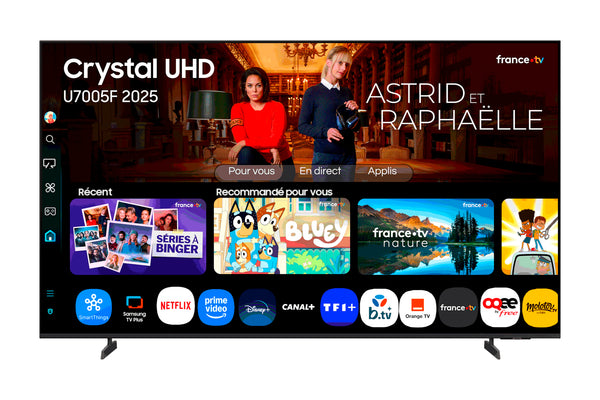 Samsung TU75U7005FK 190,5 cm (75) 4K Ultra HD Smart TV Wi-Fi Sort