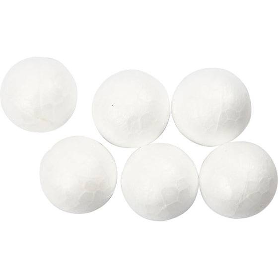 Kugle, diam. 1,5 cm, hvid, 200 stk./ 1 pk.