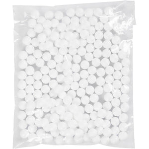 Hvide Styroporkugler 1,5 cm - 200 stk. til Håndværk