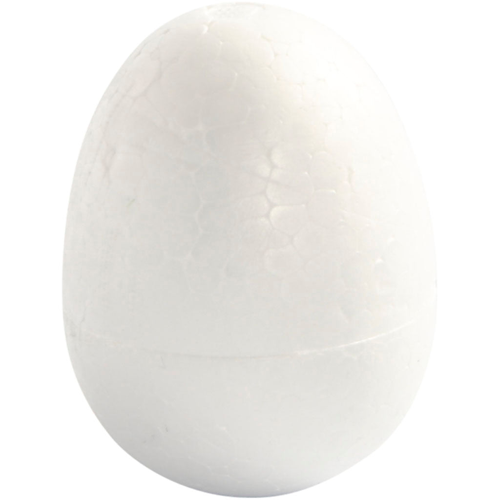 Æg, H: 7 cm, hvid, 5 stk./ 1 pk.