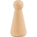 Træfigur krop, Kegleform, H: 8 cm, 3 stk./ 1 pk.