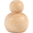 Træfigur krop, Rund, H: 5 cm, 5 stk./ 1 pk.