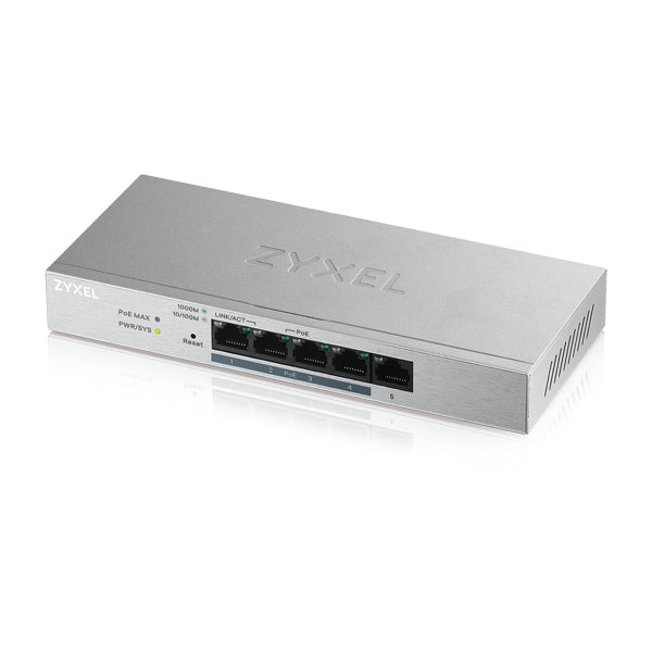 Zyxel GS1200-5HP v2 Switch 5-porte Gigabit  PoE+