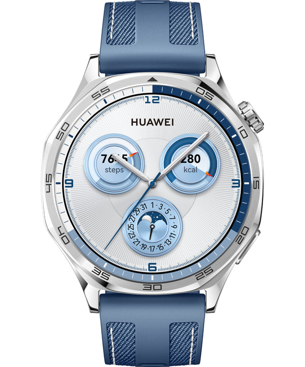 Huawei Watch GT 5 46 mm Blå Sølv Smart ur