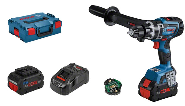 Bosch GSB 18V-150 C Professional Bore-/skruemaskine Uden batteri 2 batterier inkluderet Nøgleløs borepatron