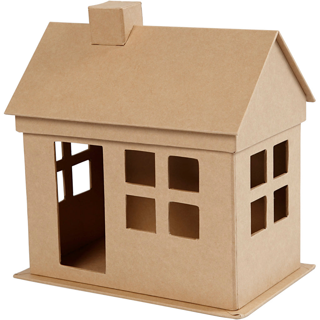 Hus, H: 23 cm, D: 14,5 cm, L: 22,5 cm, 1 stk.