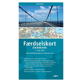 Vejkort 1:200.000 - Danmarks Kortbog 2024-2025 med bykort og trafikinformation - Netlager